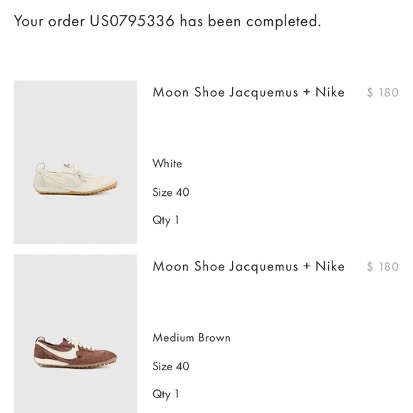 Jacquemus x Nike Moon Shoe Brown - Picture 6 of 6